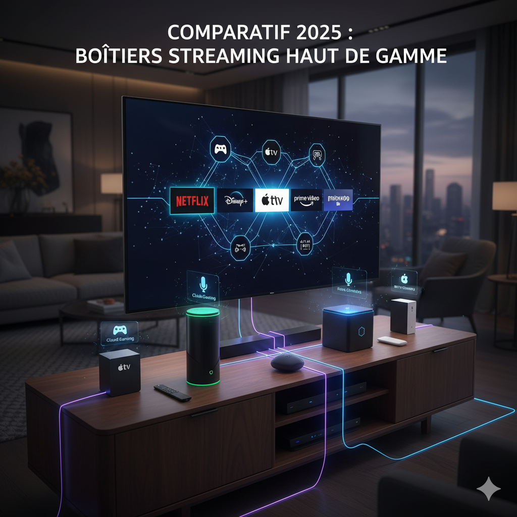 Liste des meilleurs boîtiers multimédias de streaming 2025 comparatif Liste des meilleurs boîtiers multimédias de streaming 2025 : comparatif