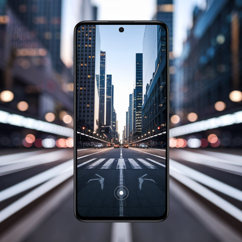 Écran du Xiaomi 15 Ultra montrant une photo vibrante.
