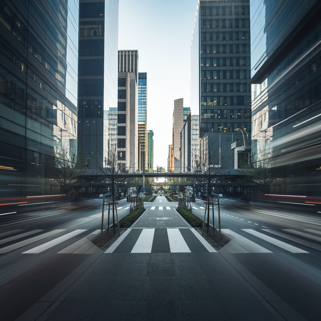 Scène urbaine photographiée avec le Xiaomi 17 Ultra