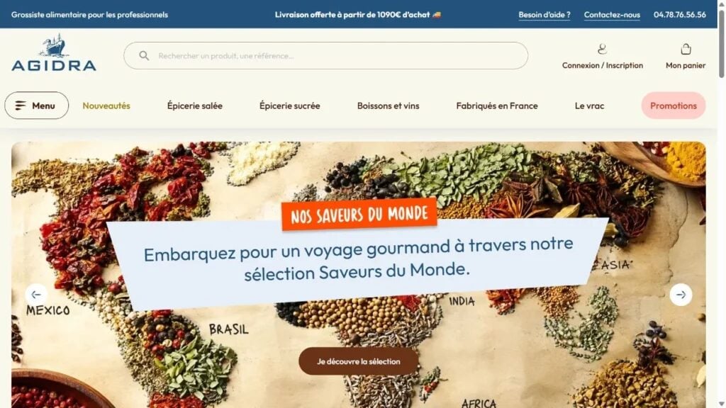 Agidra grossiste alimentaire